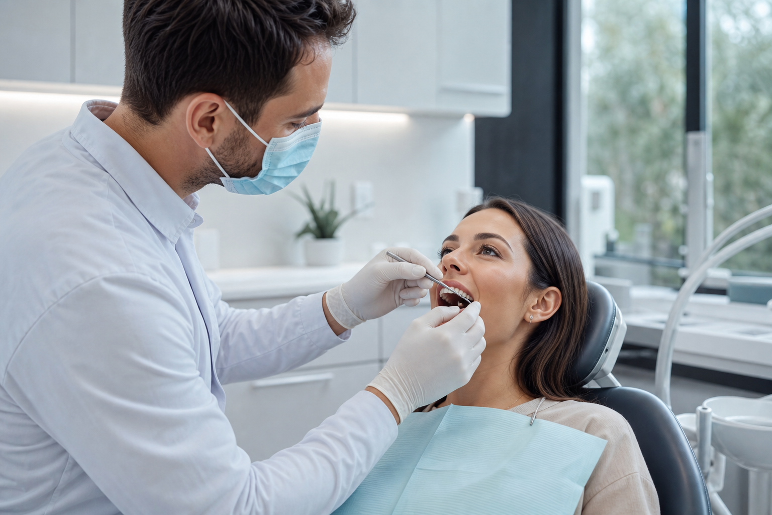 Atendimento odontológico moderno e cuidadoso